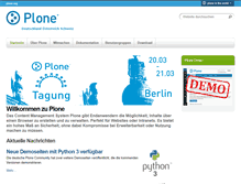Tablet Screenshot of plone.de